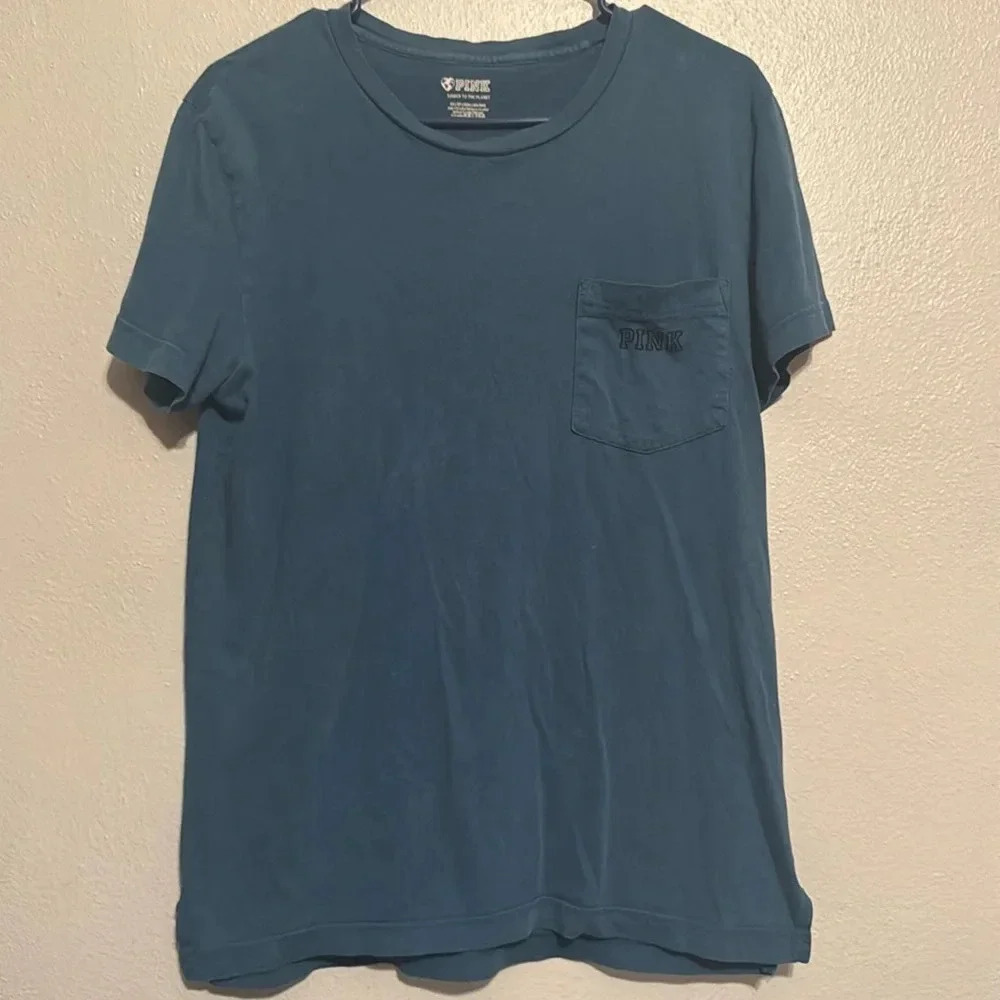 PINK T-Shirt Dog Logo Short Sleeve